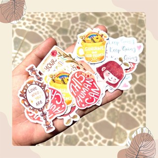 Sticker lẻ mẫu tự vẽ dễ thương
