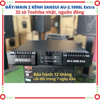 Cục đẩy công suất 2 kênh sansui- 2.1000l 32 sò và sansui 2.500l 24 sò 800w/kênh,nhập nguyên chiếc.