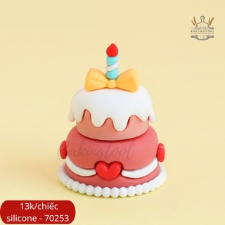trang trí bánh mô hình nhựa bánh sinh nhật mini (3cm)