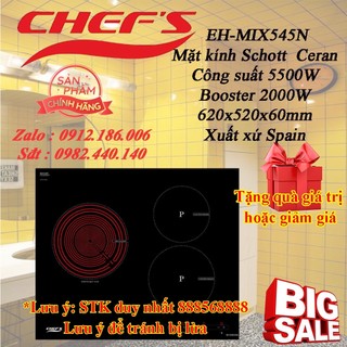 BẾP TỪ BA CHEF'S EH-MIX545N