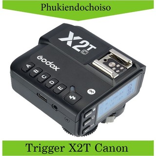 Điều khiển đèn godox x2t-c-ttl 2.4g wireless flash trigger cho canon