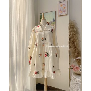 Đầm Balloon mini dáng babydoll, đầm công chúa - Flower & Dot