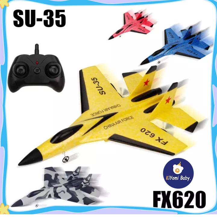 Máy bay điều khiển từ xa đèn đôi màu 2.4G không dây