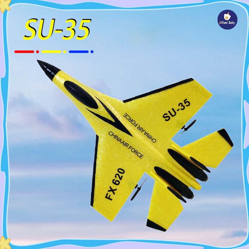 Máy bay điều khiển từ xa đèn đôi màu 2.4G không dây