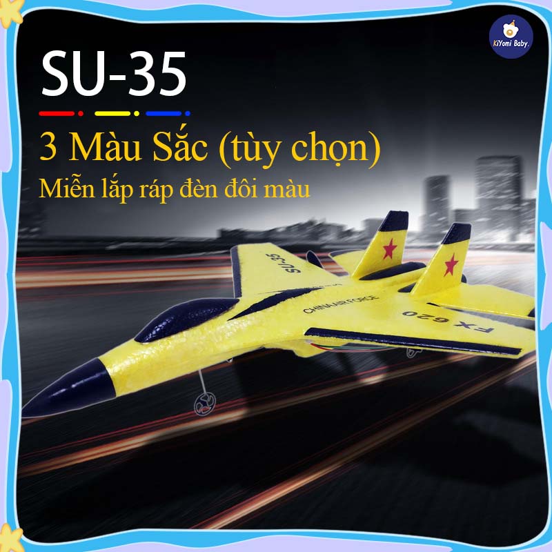Máy bay điều khiển từ xa đèn đôi màu 2.4G không dây