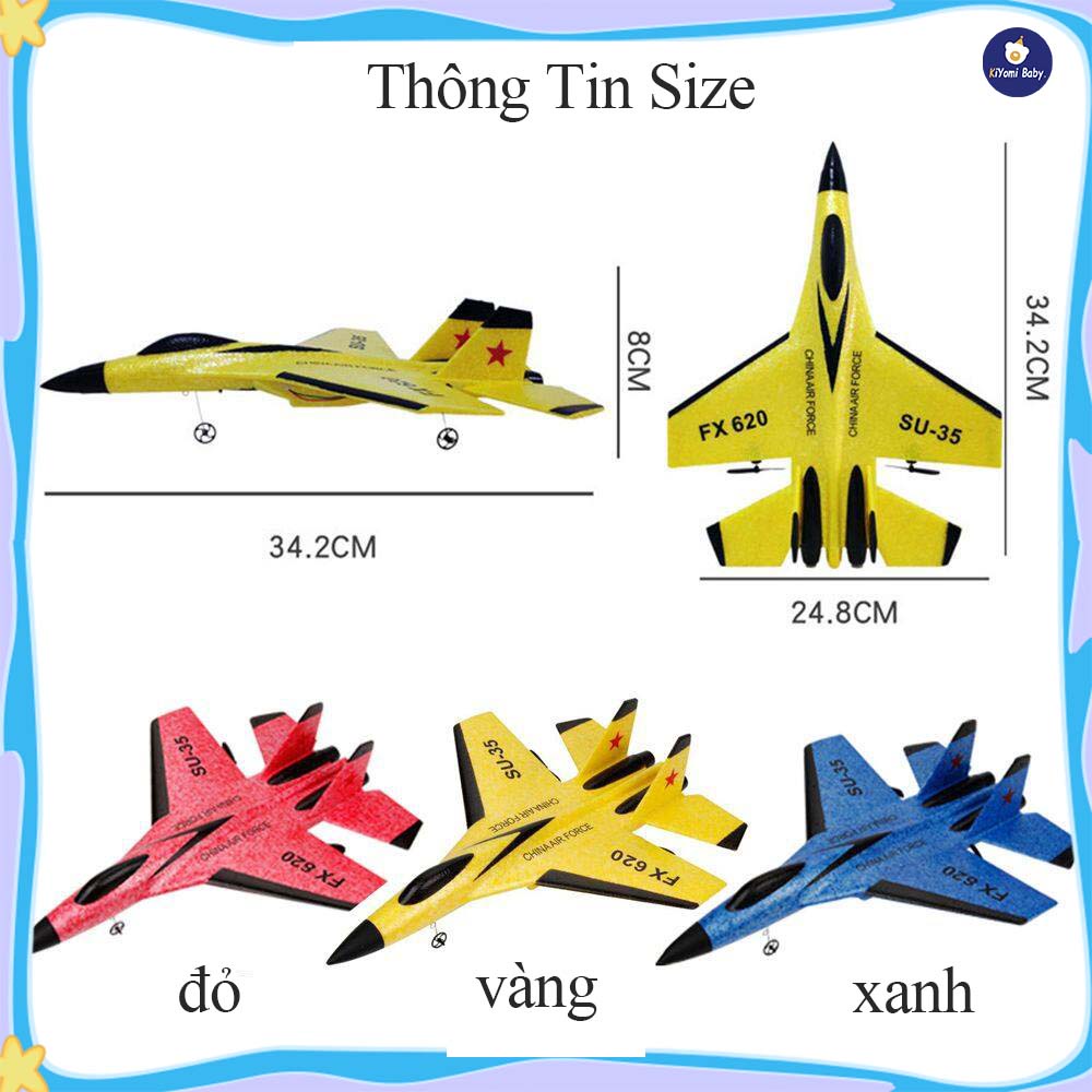 Máy bay điều khiển từ xa đèn đôi màu 2.4G không dây