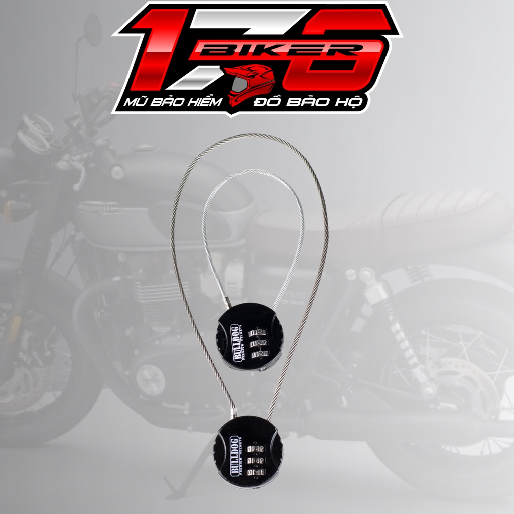 Khóa chống trộm mũ bảo hiểm Bulldog - BIKER 176 - Mũ bảo hiểm & Đồ bảo hộ Vũng Tàu