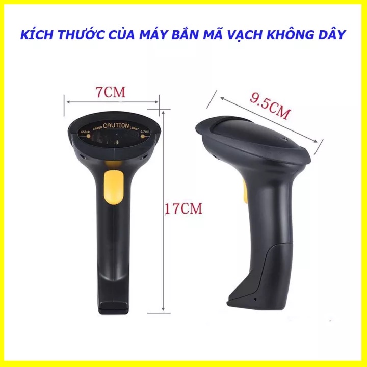 Máy quét mã vạch không dây đa tia chính hãng KAW