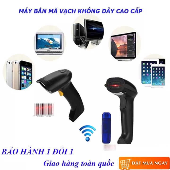 Máy quét mã vạch không dây đa tia chính hãng KAW