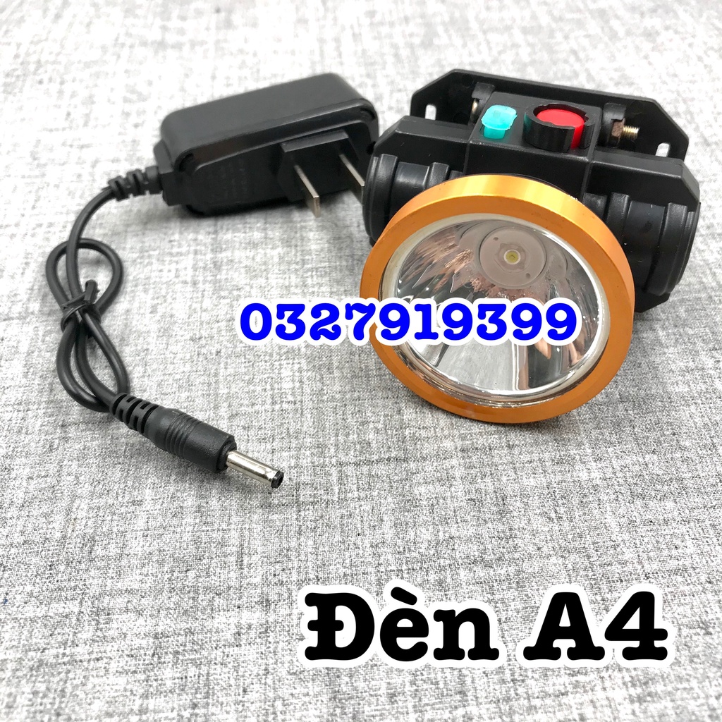✅ Đèn lấy ráy tai - Đèn pin đội đầu A4 ánh sáng trắng , vàng
