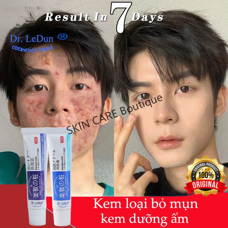 Kem loại bỏ mụn 18g+kem dưỡng ẩm 18g（2 pieces in a set） Kem tri bỏ mụn