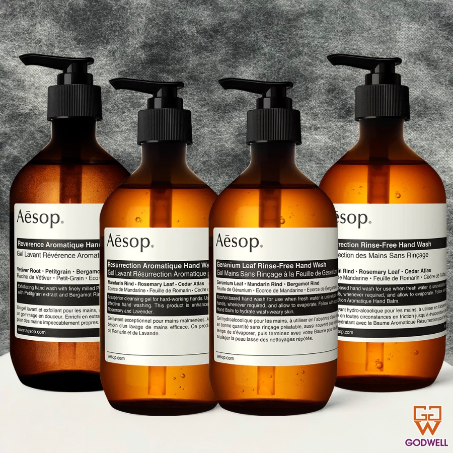 Gel rửa tay làm sạch dịu nhẹ AESOP Hand Wash nhiều mùi (500ml)