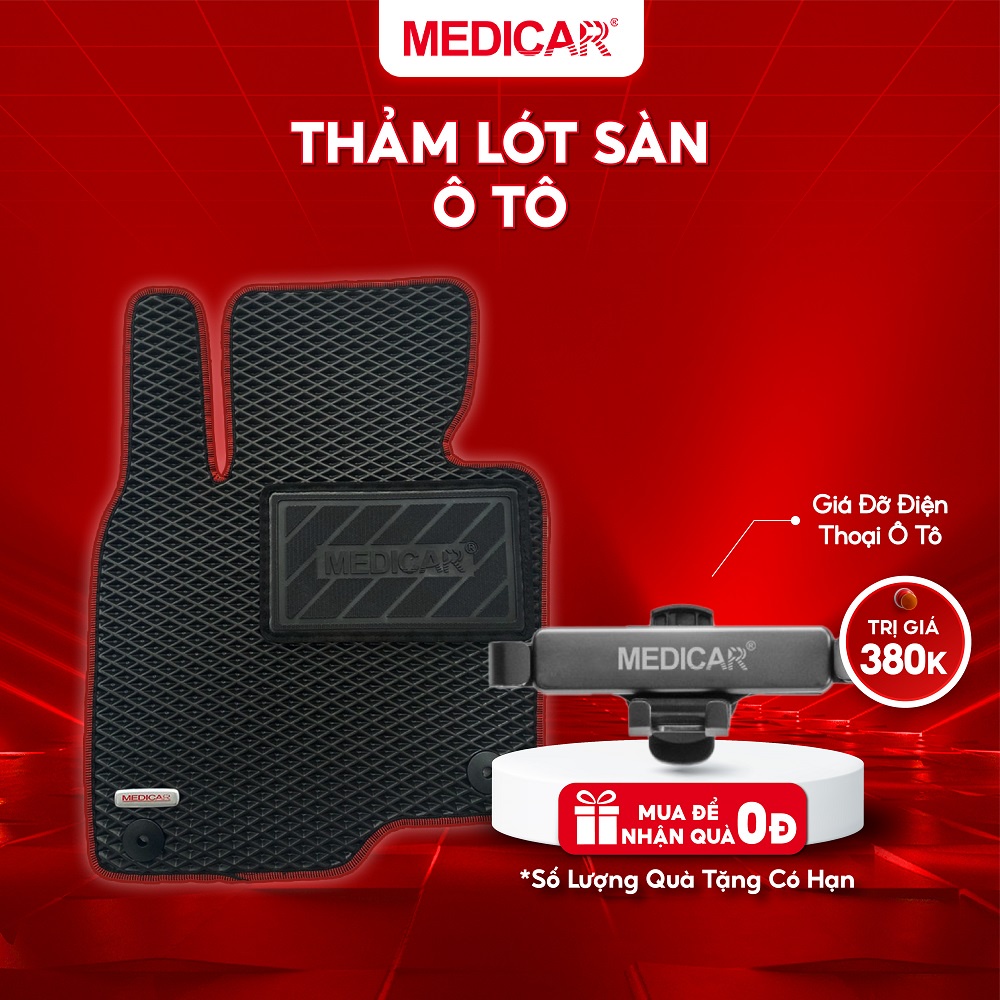 Thảm lót sàn ô tô Medicar xe Vinfast VF8 (2022 - Hiện Tại)- chống nước, không mùi, ngăn bụi bẩn