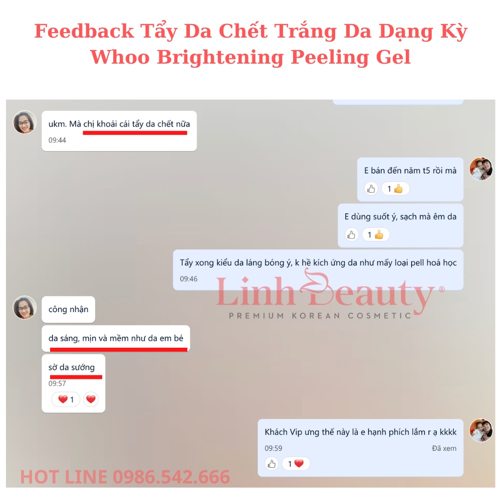 Gói tẩy tế bào chết dạng kỳ làm sáng da Whoo Seol Brightening Gel 1ml