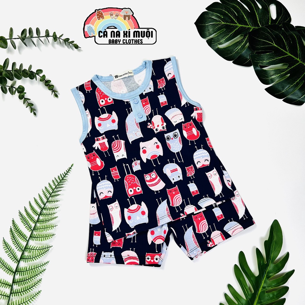 ✨Size(9-32Kg)✨FREE SHIPBộ Sát Nách Cotton Borip Cao Cấp Loại 1 Dể Thương Cho Bé Gái Bé Trai