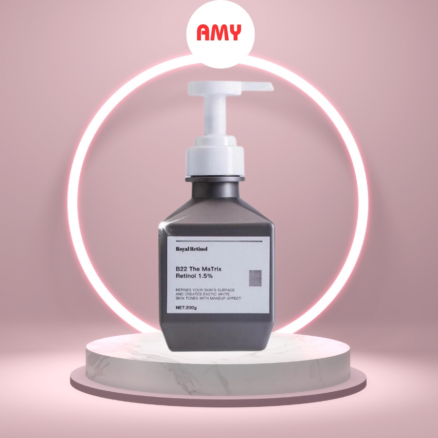 Ủ trắng body Royal Retinol B22 The Matrix kích trắng da cấp tốc mềm mịn mờ thâm ngừa lão hóa 200g