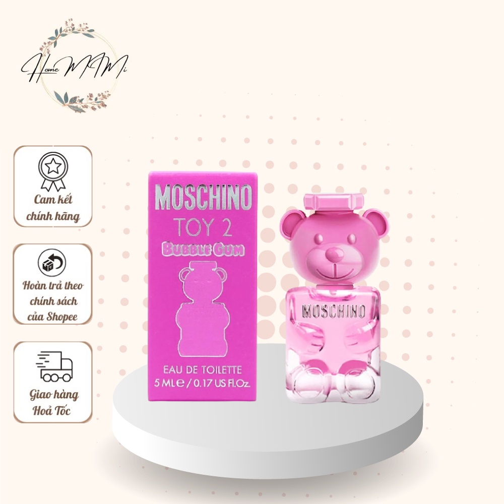 Nước Hoa nữ Moschino Toy 2 Bubble Gum mini - Chính Hãng 100%