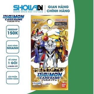 Bộ cờ chiến thuật Digimon, Gói mở rộng BT-13, BANDAI, Phiên bản VS Royal Knights, SL 1 gói/6 quân cờ