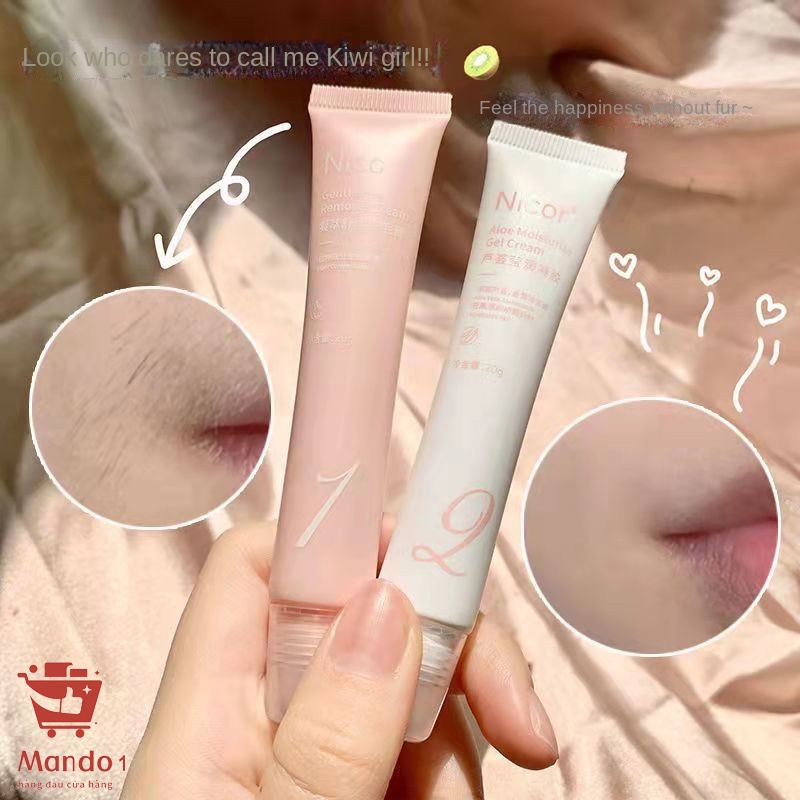 Kem tẩy lông Nicor ​​Kem tẩy lông mặt và môi nhẹ nhàng không gây kích ứng