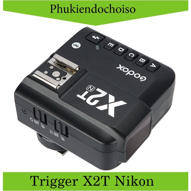 Điều khiển đèn Godox X2T-N-TTL 2.4G Wireless Flash Trigger cho Nikon