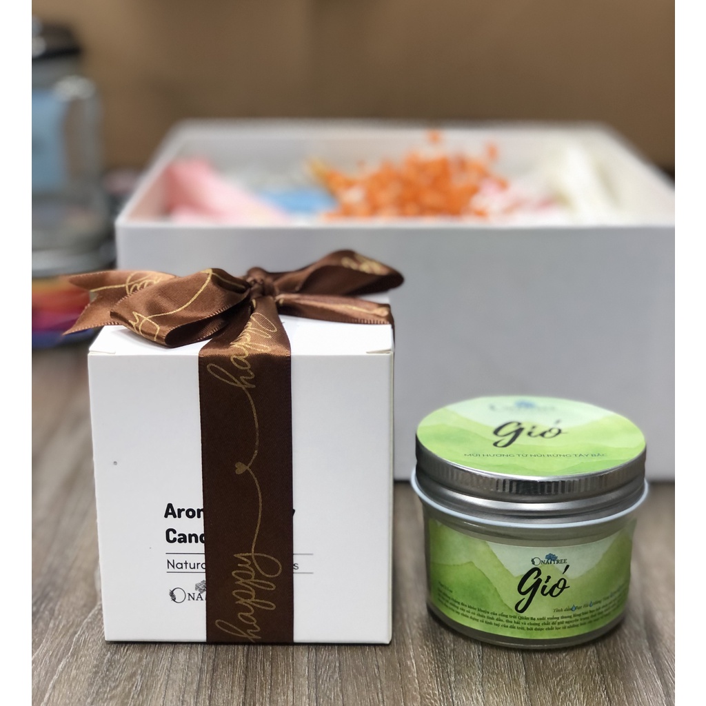 Hộp quà tặng nến thơm 8 mùi hương size 70gr _ ONATREE