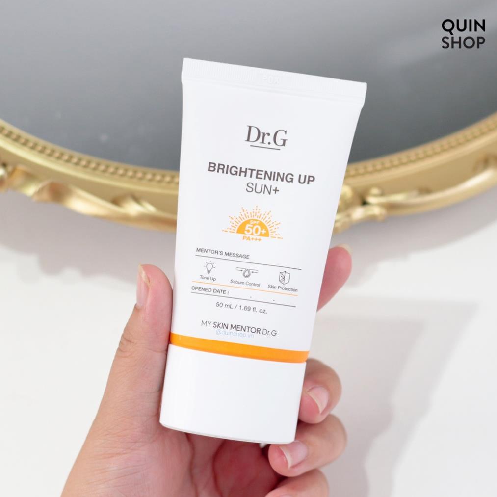 Kem Chống Nắng Làm Dịu, Nâng Tone, Dưỡng Sáng Da Dr.G Green Mild Up, Brightening UP Sun+ SPF50+ PA++++