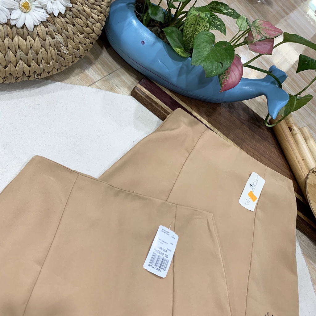 Chân Váy Chữ A Thêu Con Ong Tôn Dáng Cạp Cao Ulzzang - MX