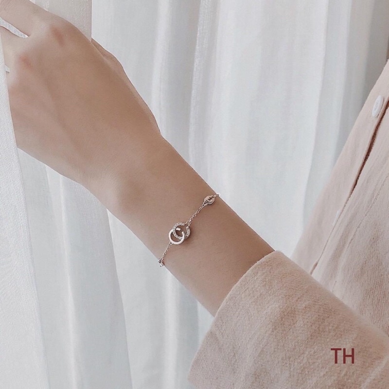 Lắc tay bạc ta nhỏ xinh cho nữ HHJ