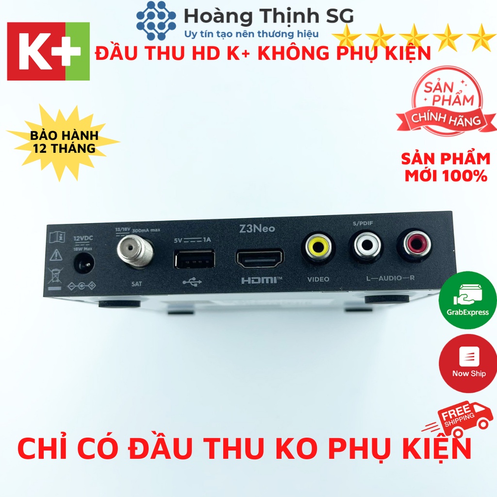 Đầu K+ Full HD, truyền hình vệ tinh HD K+, chính hãng truyền hình K+