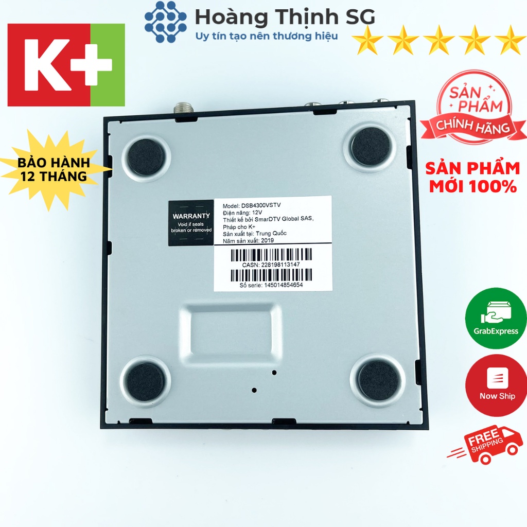 Đầu K+ Full HD, truyền hình vệ tinh HD K+, chính hãng truyền hình K+