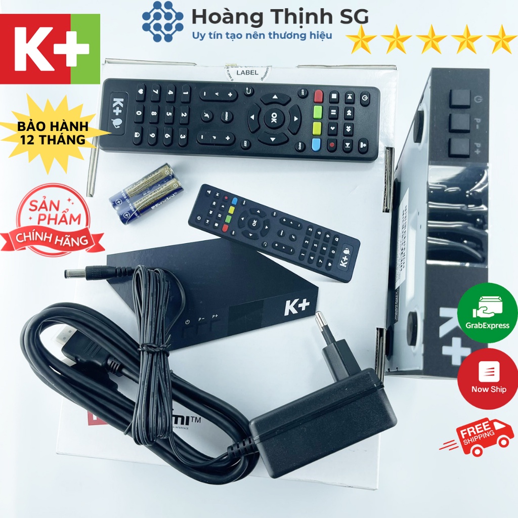 Đầu K+ Full HD, truyền hình vệ tinh HD K+, chính hãng truyền hình K+