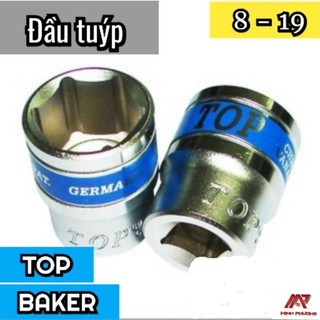 Đầu tuýp 1/2" 6 cạnh từ 8mm-21mm top chính hãng