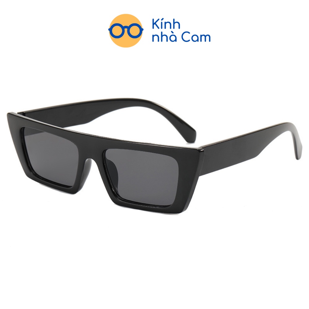 Kính Râm Chữ Nhật Thời Trang, Kính Mắt UV400 Ulzzang Thời Trang Hàn Quốc Nam Nữ FERADO (tặng kèm hộp đựng kính)