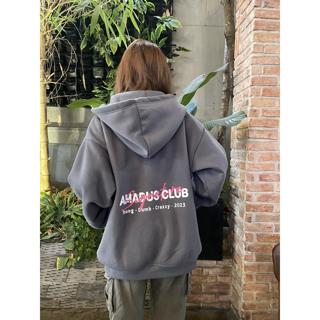 Áo Hoodie Zip Nỉ Bông Amadus Local Brand Unisex Kéo Khóa - AD03 | BigBuy360 - bigbuy360.vn