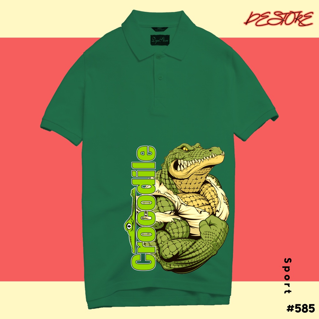 Áo polo thể thao nam polo cá sấu lạnh co giãn 4 chiều thoải mái