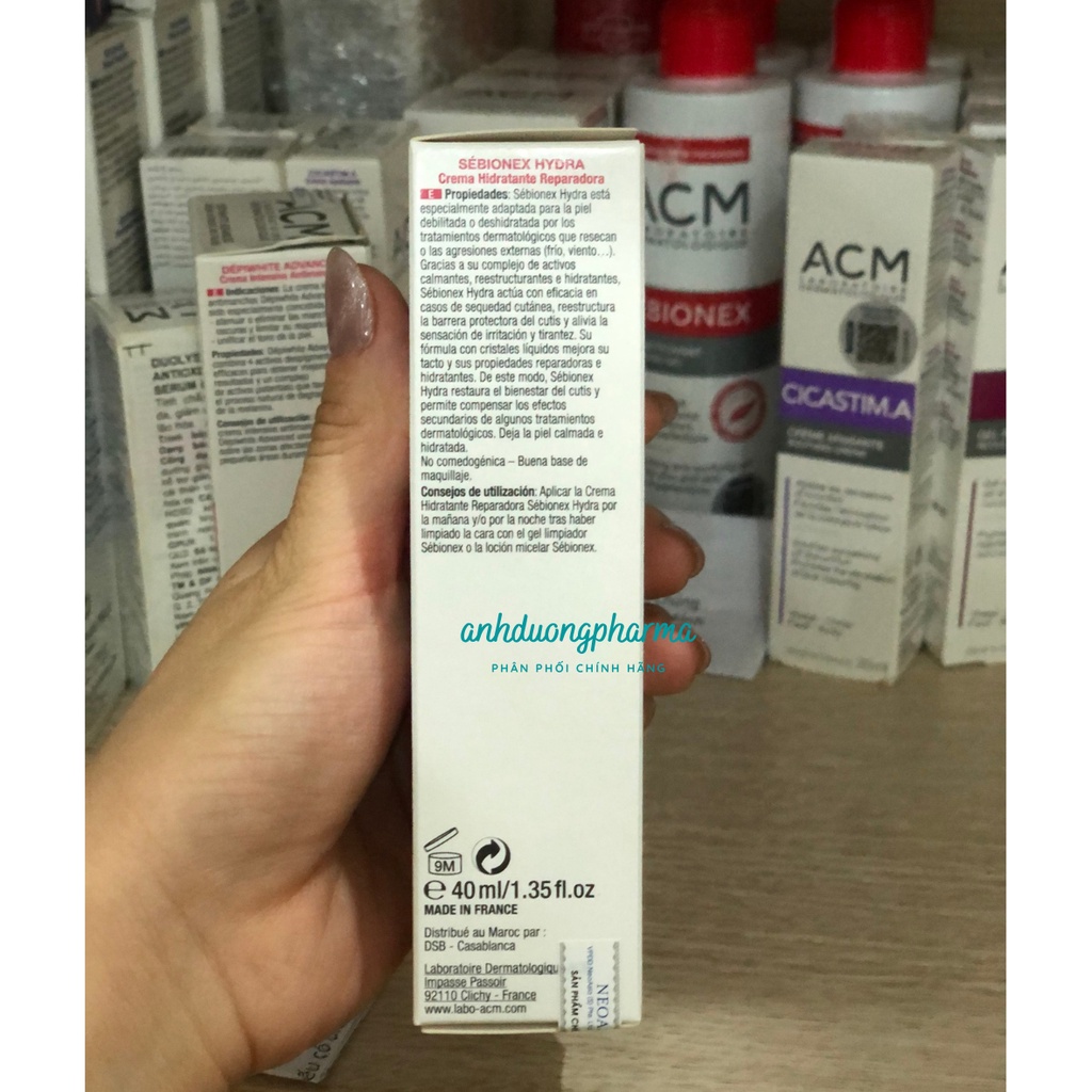 Kem dưỡng ẩm dành cho da dầu mụn Sebionex Hydra Repair Cream 40ml