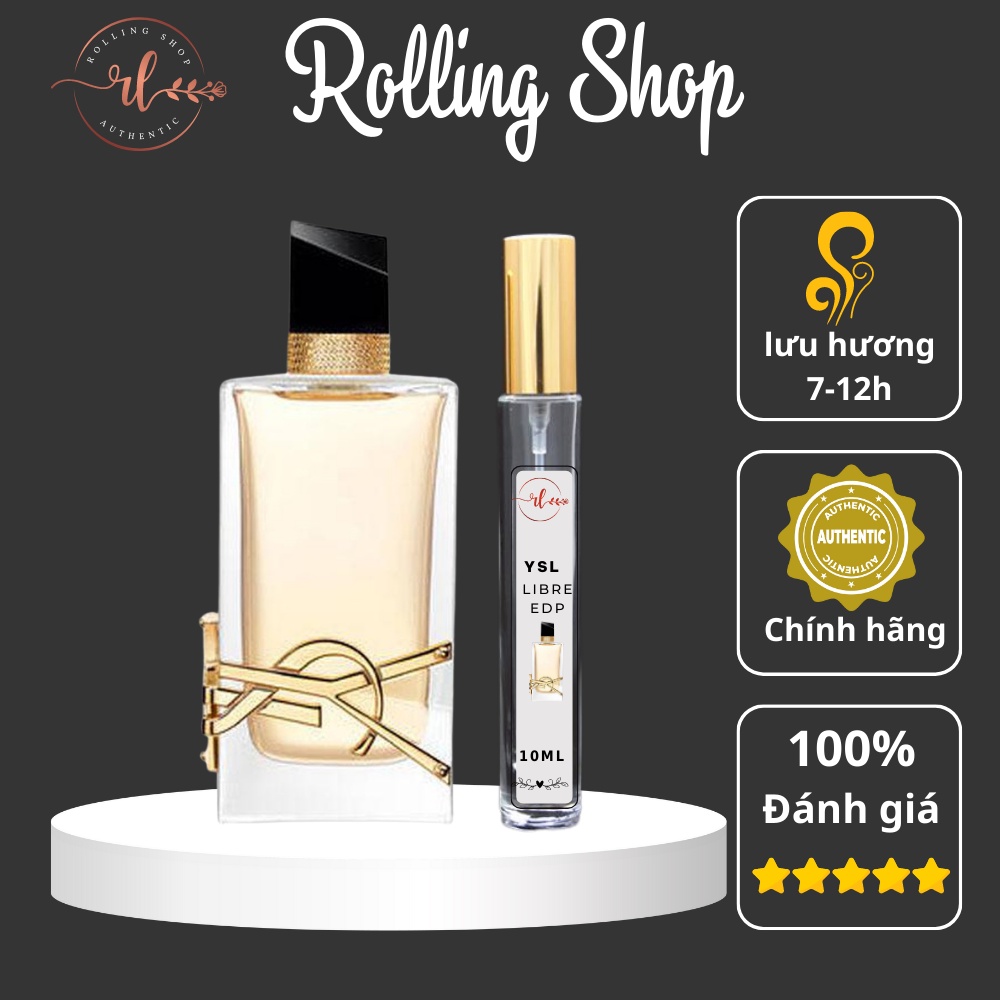 Nước Hoa chính hãng dành cho nữ dùng thử Y.S.L Libre EDP Intense chiết 10ml
