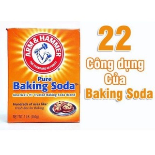 Bột Baking Soda Arm & Harmer - Baking Soda làm trắng răng, làm bánh, tẩy tế bào chết, tẩy rửa 454g - Nhập Khẩu Mỹ