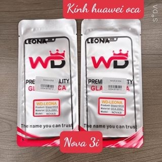 Linh kiện điện thoại giá sỉ - rẻ / kính ép có keo oca huawei nova 3i - kính huawei honor 9i - kính huawei in-lx2