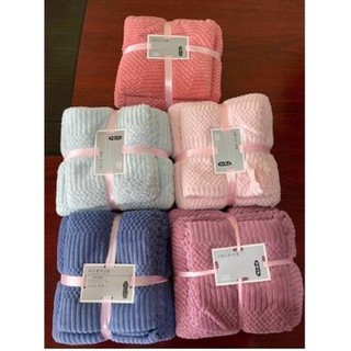 Set 2 Khăn Lông Cừu Hàn Quốc (Khăn Tắm + Khăn Mặt)