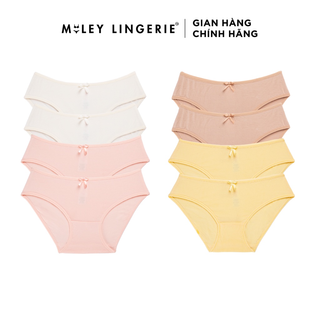 Combo 8 Quần Lót Cotton Co Dãn 4 Chiều Flexi Miley Lingerie (Giao màu ngẫu nhiên)