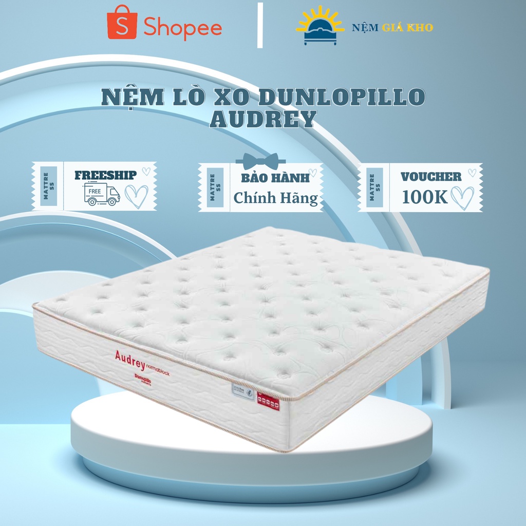 Nệm Lò Xo Dunlopillo Audrey, Bảo Hành 10 Năm