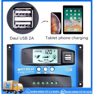 60A bộ sạc năng lượng mặt trời 12v24v Bộ sạc năng lượng mặt trời điều khiển bộ sạc năng lượng mặt trời mppt bộ sạc