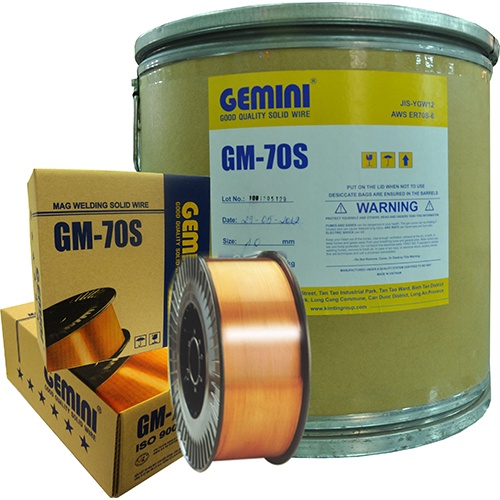 Dây hàn MIG 1.0mm Kim Tín GM-70S (sắt) Gemini