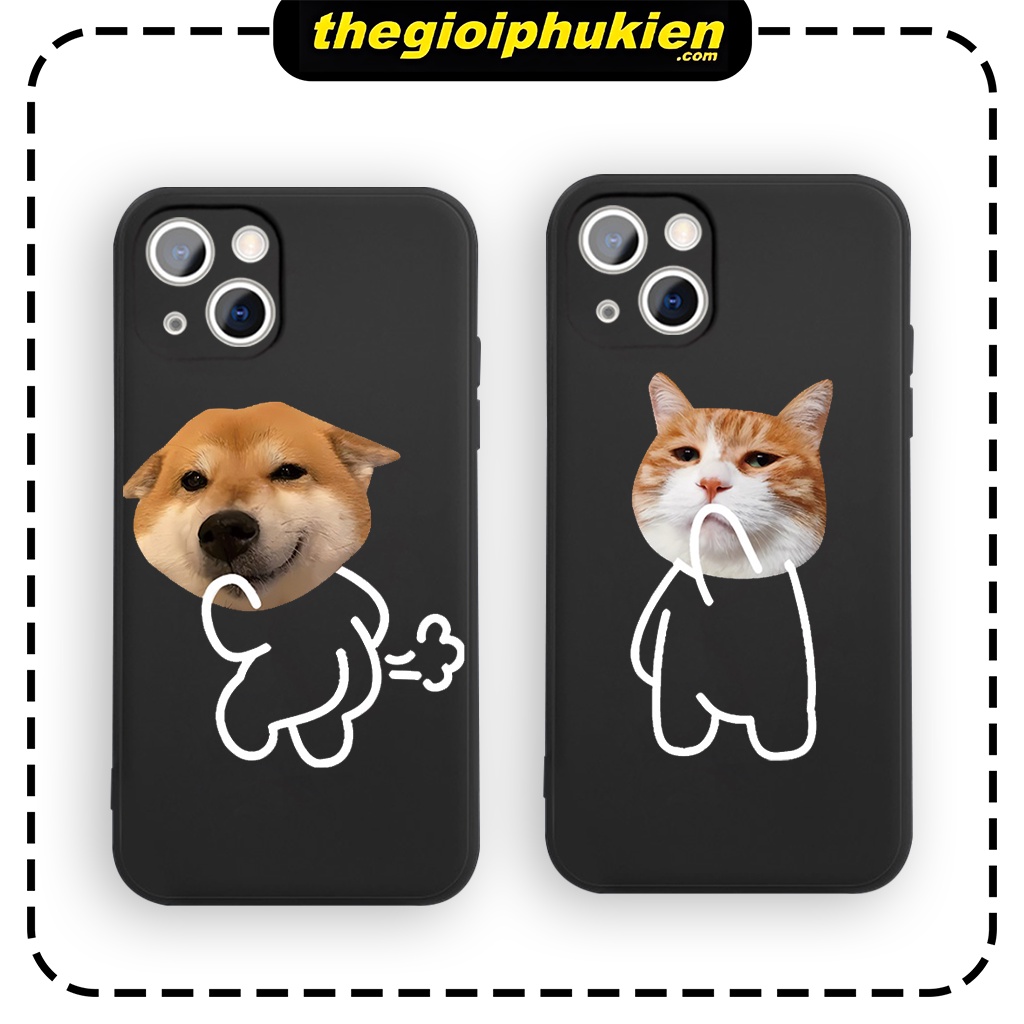 Ốp Điện Thoại cặp đôi dễ thương đẹp độc lạ Cho iPhone 14 13 12 11 Pro Max X XR XS 8 7 ip 6S 6 Plus kute- q2145