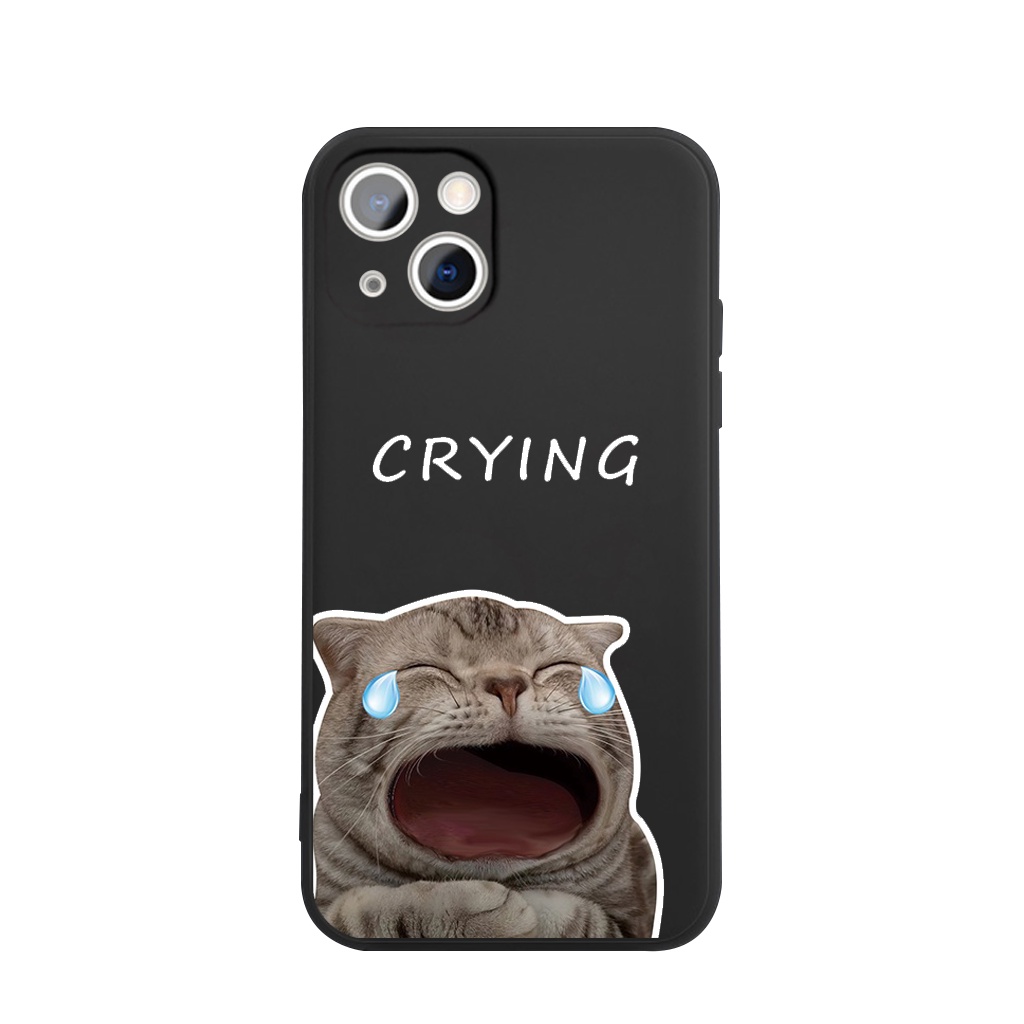 Ốp Điện Thoại hoạt hình cặp đôi dễ thương đẹp nam nữ độc lạ đen Cho iPhone 14 13 12 11 Pro Max X XR XS 8 7- q2159