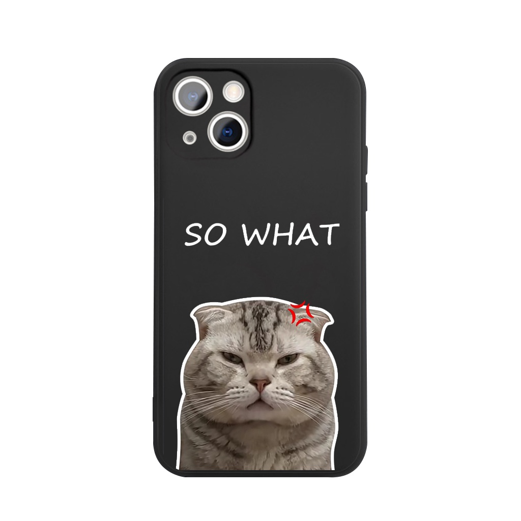 Ốp Điện Thoại hoạt hình cặp đôi dễ thương đẹp nam nữ độc lạ đen Cho iPhone 14 13 12 11 Pro Max X XR XS 8 7- q2159