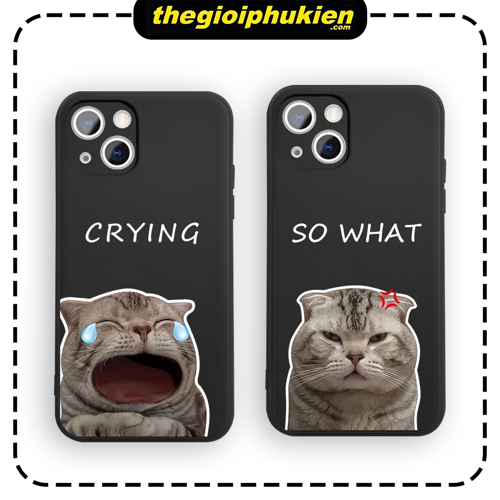 Ốp Điện Thoại hoạt hình cặp đôi dễ thương đẹp nam nữ độc lạ đen Cho iPhone 14 13 12 11 Pro Max X XR XS 8 7- q2159