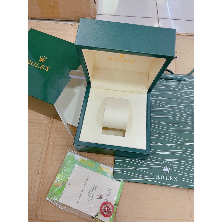 Hộp Gỗ đồng hồ đủ loại versace / cartier / Omg / AP - full box sổ thẻ túi