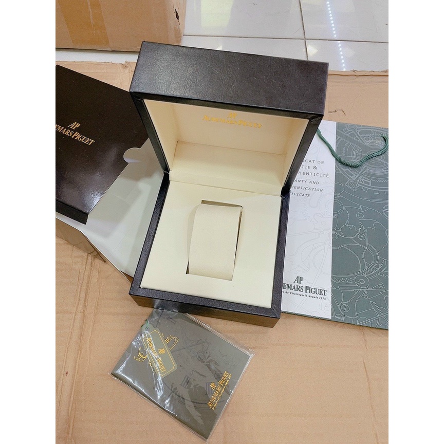 Hộp Gỗ đồng hồ đủ loại versace / cartier / Omg / AP - full box sổ thẻ túi